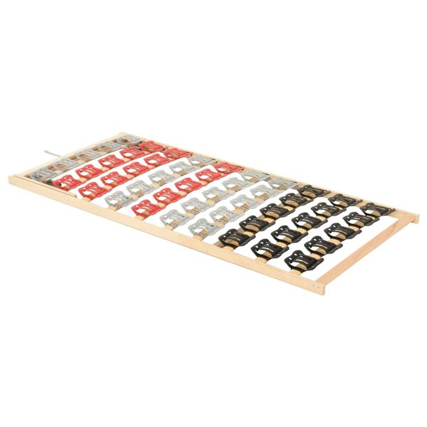 vidaXL Bed Frame without Mattress with 12 Slats Adjustable Head 120x200cm