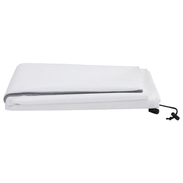 vidaXL Plant Fleece Cover with Zip 70 g/m&sup2; 3.93x3.5 m