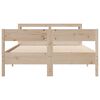 vidaXL Bed Frame without Mattress 120x200 cm Solid Wood Pine