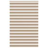 vidaXL Zebra Blind Sand Brown 140x230 cm Fabric Width 135.9 cm Polyester