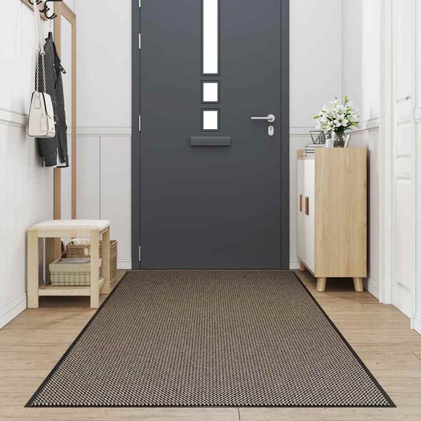 vidaXL Doormat Brown 115x500 cm