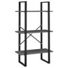 vidaXL Storage Shelf | Grey | Solid pine wood, metal | Medium | Storage Shelf