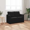 vidaXL Folding Sofa Bed Black 112 x 60 x 55 cm Fabric