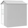 vidaXL Bird Cage with Storage Grey 215 x 210 x 247 cm Galvanised Steel
