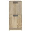 vidaXL Sideboards 2 pcs Sonoma Oak 30x30x70 cm Engineered Wood