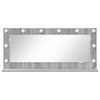 vidaXL Vanity Mirror with Mirror Grey Sonoma 100 x 45 x 18 cm