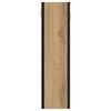 vidaXL Bathroom Mirror Cabinet Artisan Oak 60x16x60 cm Engineered Wood
