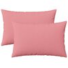 vidaXL Cushion with Pillow HEERLEN 2 pcs Pink Fabric