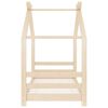 vidaXL Kids Bed Frame Solid Pine Wood 70x140 cm