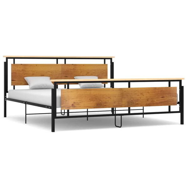 vidaXL Bed Frame without Mattress Metal 200x200 cm