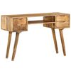 vidaXL Writing Desk | Varies by piece | Solid mango wood | 115x47x76 cm