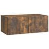 vidaXL Wall-Mounted TV Cabinet 78.5 x 41 x 30 cm Smoked Oak