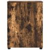 vidaXL Bathroom Cabinet with Storage Smoked Oak 60 x 35 x 80 cm