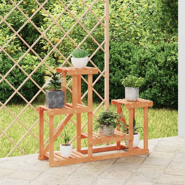 vidaXL Flower Stand 90x25x73.5 cm Solid Wood Fir