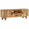 vidaXL Hand Carved TV Cabinet 120x30x40 cm Solid Reclaimed Wood