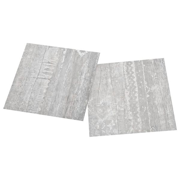 vidaXL Self-adhesive Flooring Planks 20 pcs PVC 1.86 m² Grey