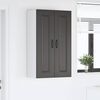 vidaXL Kitchen Cabinet Kalmar Black 60 x 31 x 100 cm Engineered Wood