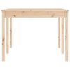vidaXL Garden Table 203.5x100x76 cm Solid Wood Pine