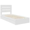 vidaXL Storage Bed with Headboard White 70 x 190 cm Engineered Wood