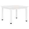 vidaXL Coffee Table White 50 x 50 x 36 cm Solid Pine Wood