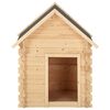 vidaXL Dog House 80x80x100.6 cm Solid Wood Pine