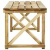 vidaXL Garden Table 200x79x75 cm Impregnated Pinewood