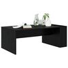 vidaXL Coffee Table Black Oak 95 x 50 x 34 cm Engineered Wood