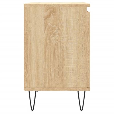 vidaXL Bedside Cabinet Sonoma Oak 40x30x50 cm Engineered Wood