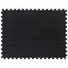 vidaXL Rubber Floor Tile Black 12 mm 90x120 cm