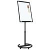 vidaXL Magnetic Whiteboard Black and White 62 x 62.5 x 197 cm EPS