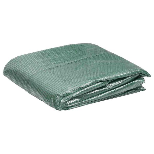 vidaXL Greenhouse Replacement Cover (6.5025 m&sup2;) 255x255x194 cm Green