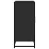 vidaXL Sideboard Black 68x35x76 cm Engineered Wood and Metal