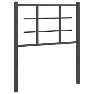 vidaXL Metal Replace Headboard Black 75 cm