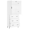 vidaXL Highboard White 69.5x34x180 cm Engineered Wood
