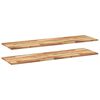 vidaXL Floating Shelves 2 pcs 140x40x2 cm Oil Finished