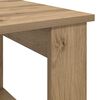 vidaXL Coffee Table Artisan Oak 51 x 50 x 50 cm Engineered Wood