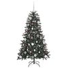 vidaXL Artificial Christmas Tree with 150 LEDs with Stand Green 150 cm
