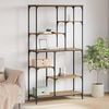 vidaXL Bookshelf Artisan Oak 99 x 35.5 x 176 cm Engineered Wood