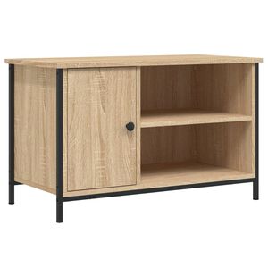 vidaXL TV Cabinet Sonoma Oak 80x40x50 cm Engineered Wood