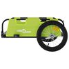 vidaXL Bike Trailer Green Oxford Fabric and Iron
