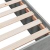 vidaXL Bed Frame without Mattress Concrete Grey 75x190 cm Small Single