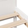 vidaXL Bed Frame without Mattress White 75x190 cm Small Single Solid Wood Pine