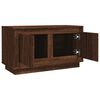 vidaXL TV Cabinet Brown Oak 80x35x45 cm Engineered Wood