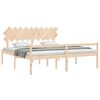vidaXL Senior Bed without Mattress 200x200 cm Solid Wood