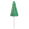 vidaXL Hawaii Beach Parasol Green 240 cm