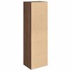 vidaXL Bookcase Brown Oak 31x24x102 cm Engineered Wood