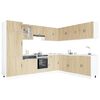 vidaXL 14 Piece Kitchen Cabinet Set Porto Sonoma Oak Engineered Wood