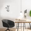 Homemania Wall Decoration Fox 33x40 cm Steel Black