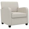 vidaXL Armchair Oatmeal Velvet