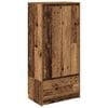 vidaXL Cabinet with Drawer Old Wood 55.5x34x119.5 cm Engineered Wood